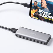 Aluminum M.2 NVME SSD Enclosure with USB Type A & C Cable